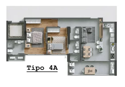 Apartamento 2 quartos Praia Brava de Itajaí - Itajaí