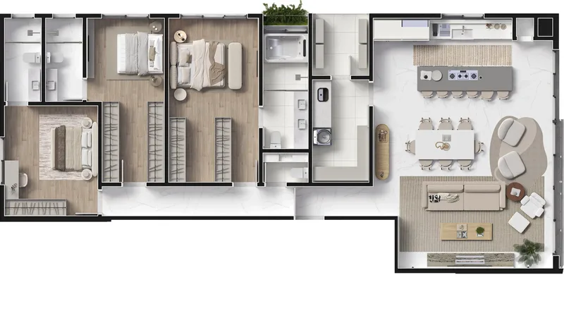 Apartamento 3 quartos Centro - Navegantes - foto 17