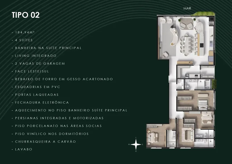 Apartamento 3 quartos Centro - Navegantes - foto 19