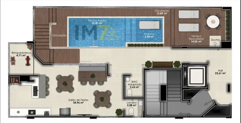 Apartamento 3 quartos Pereque - Porto Belo - foto 3