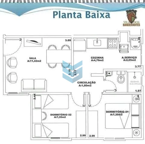 Apartamento 2 quartos Jardim Tatiana - Votorantim - foto 8